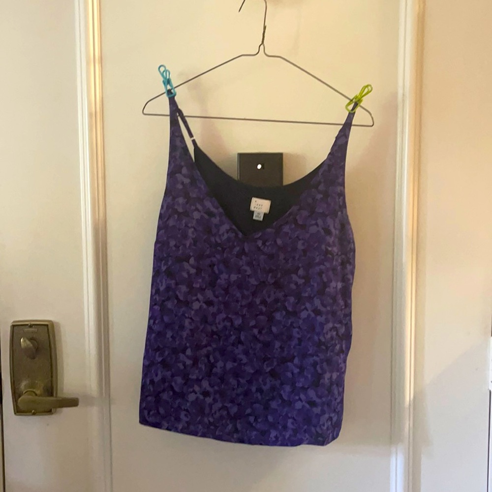 Purple “A new day” top